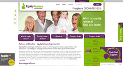 Desktop Screenshot of equityreleasesupermarket.com